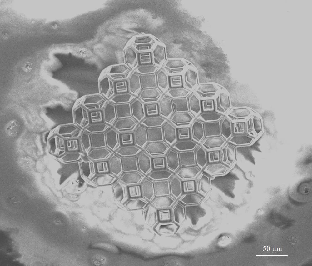 Kelvin-cell scaffold for metamaterials applications - Courtesy of A. Zenerino (IMREDD, Nice)
